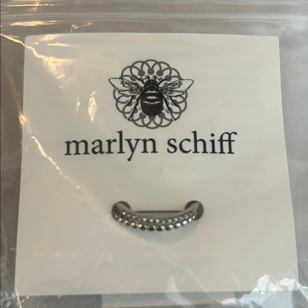 Marlyn Schiff‎ Metallic Beaded Ring